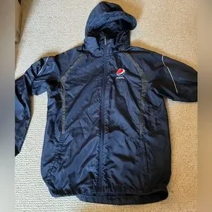 north end Jackets Coats Vintage Pepsi Rain Jacket